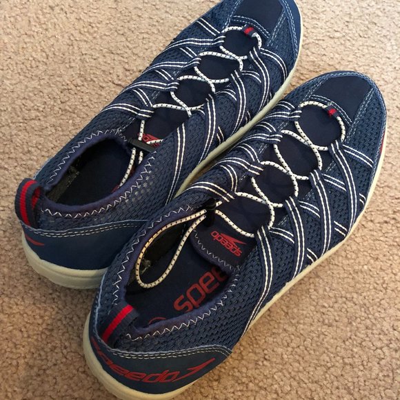 New Men’s SPEEDO Blue Seaside Lace 4.0 shoes sandals water sport beach size 9 Speedo | Shoes | Speedo Mens Water Shoes Seaside Lace 4 Size  main image 4